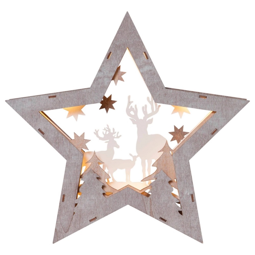 Eglo - LED juldekoration  10xLED/0,03W/2xAA