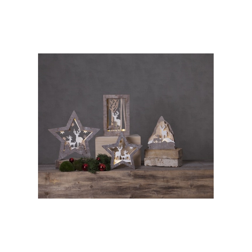 Eglo - LED juldekoration  10xLED/0,03W/2xAA