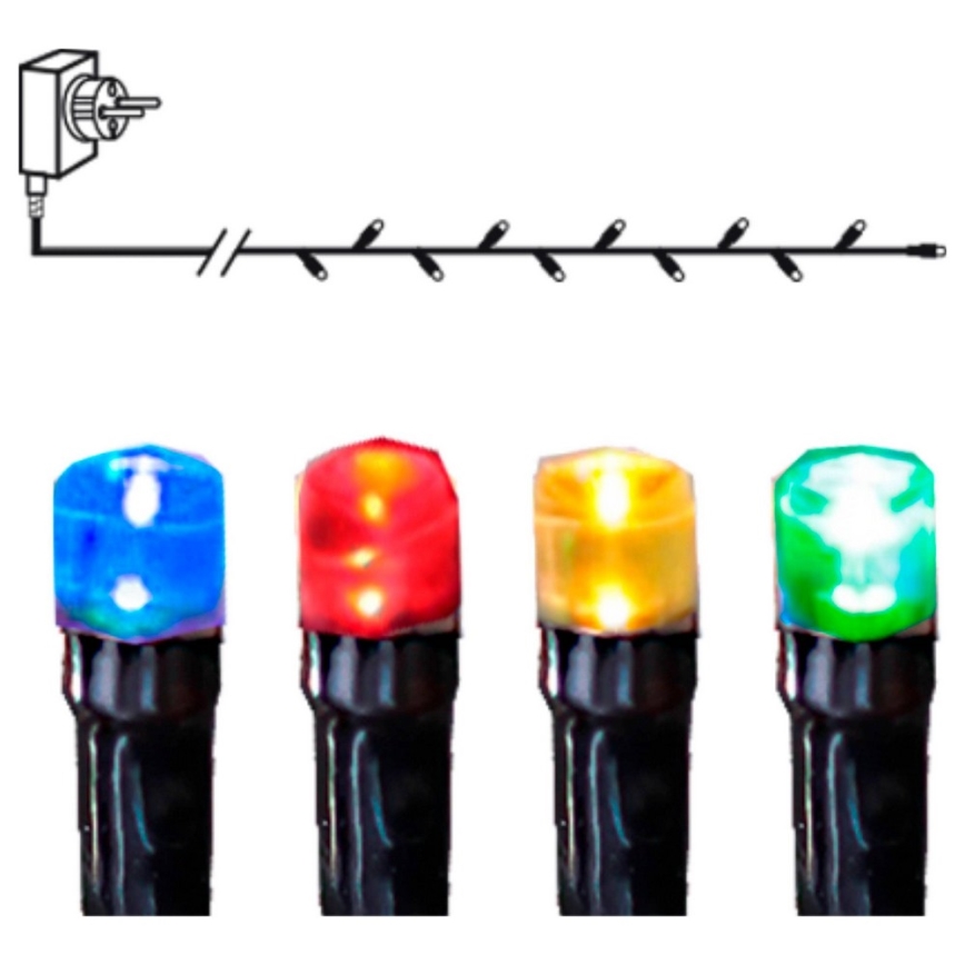 Eglo - LED-utomhusslinga 80 LED 8 m IP44 flerfärgad