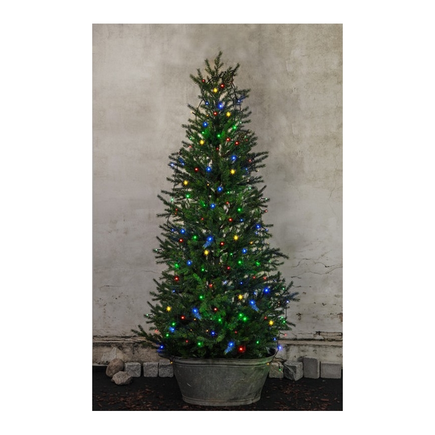 Eglo - LED utomhus julkedja  160xLED 2m IP44 flerfärgade