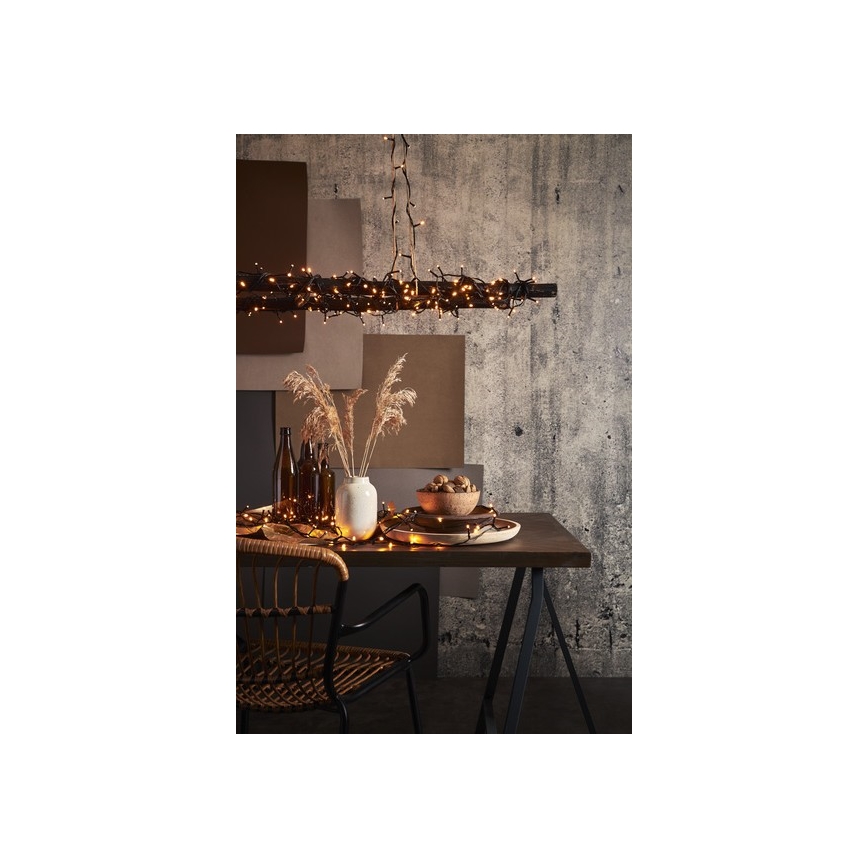 Eglo - LED utomhusljusslinga 80xLED 10,5m IP44 varmvit