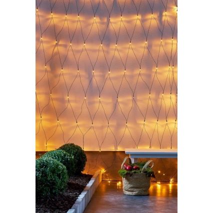 Eglo - LED Utomhus julbelysning 160xLED 2m IP44 varmvit