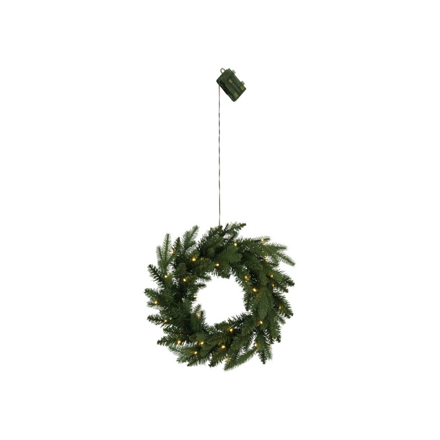 Eglo - LED Utomhus  Julkrans med sensor  30xLED/0,064W/3xAA IP44