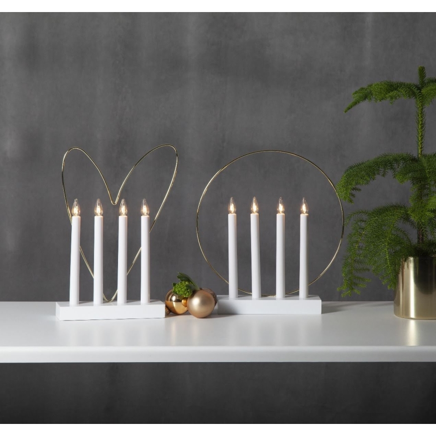 Eglo - Jul ljusstake  4xE10/3W/230V