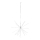 Eglo 411063 - LED-juldekoration FIREWORK, 60×LED, 0,06 W, 3×AA, Ø 26 cm