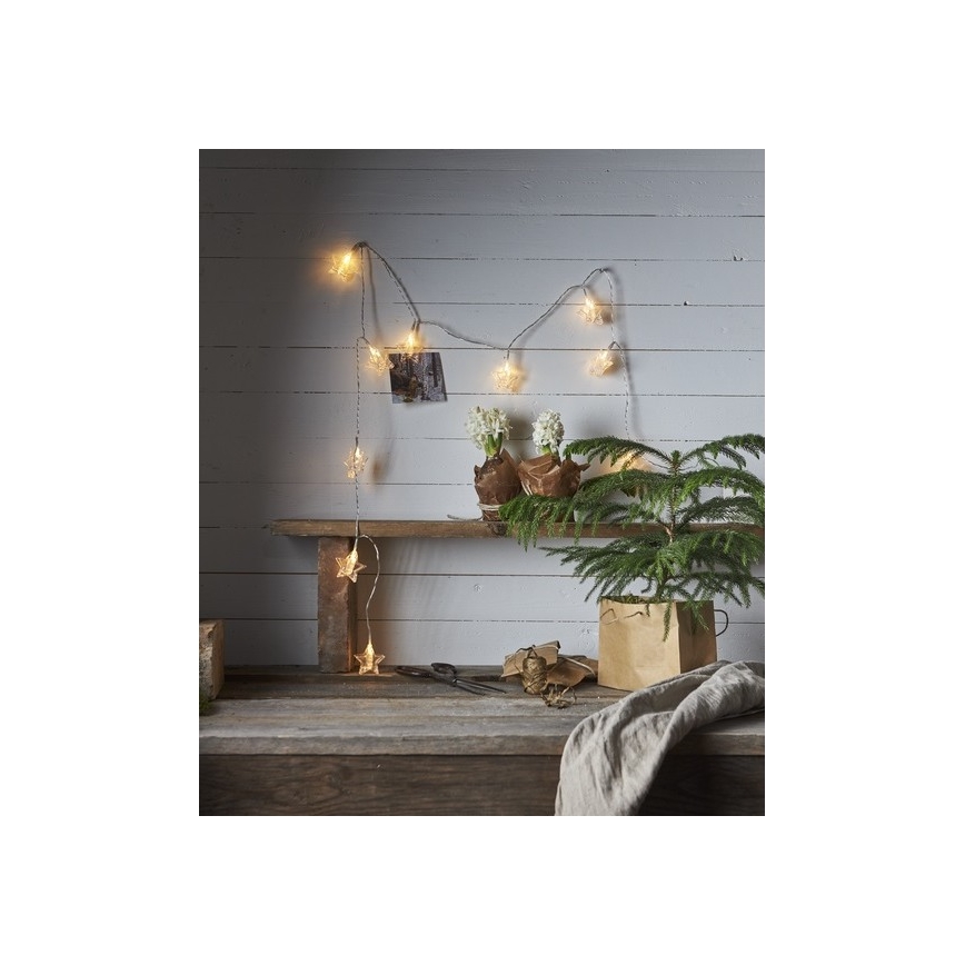 Eglo - LED-ljusslinga 10xLED 2,1m varmvit