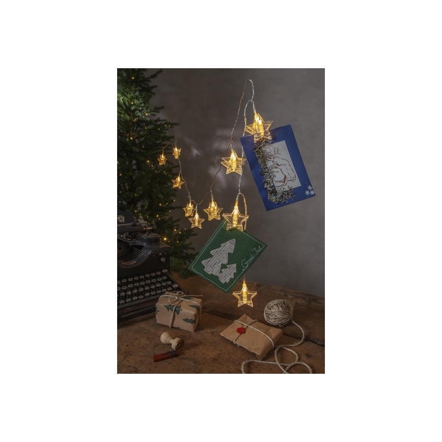 Eglo - LED-ljusslinga 10xLED 2,1m varmvit