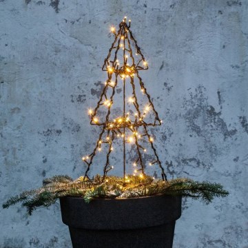 Eglo 411163 - LED juldekoration för utomhusbruk FOLDY 90xLED/0,006W/31V 50 cm IP44 varm vit