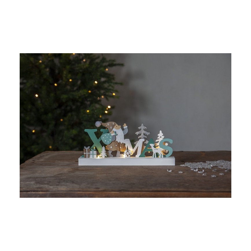 Eglo - LED juldekoration  3xLED/0,12W/2xAA
