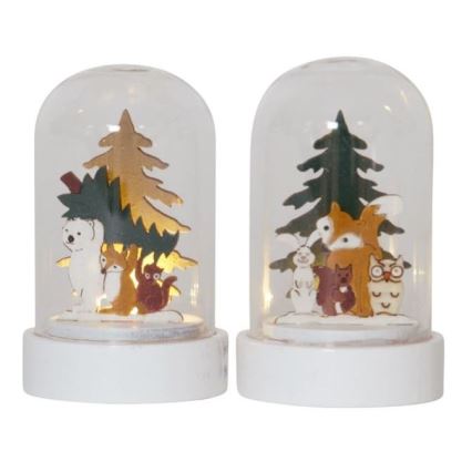 Eglo - Set med 2 LED-juldekorationer LED/0,03W/1xCR2032