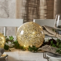 Eglo 411347 - LED-juldekoration STAR FALL 15xLED/2xAA Ø 15 cm silverfärgad