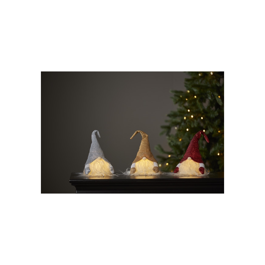 Eglo - LED juldekoration LED/0,06W/3xAG13 grå