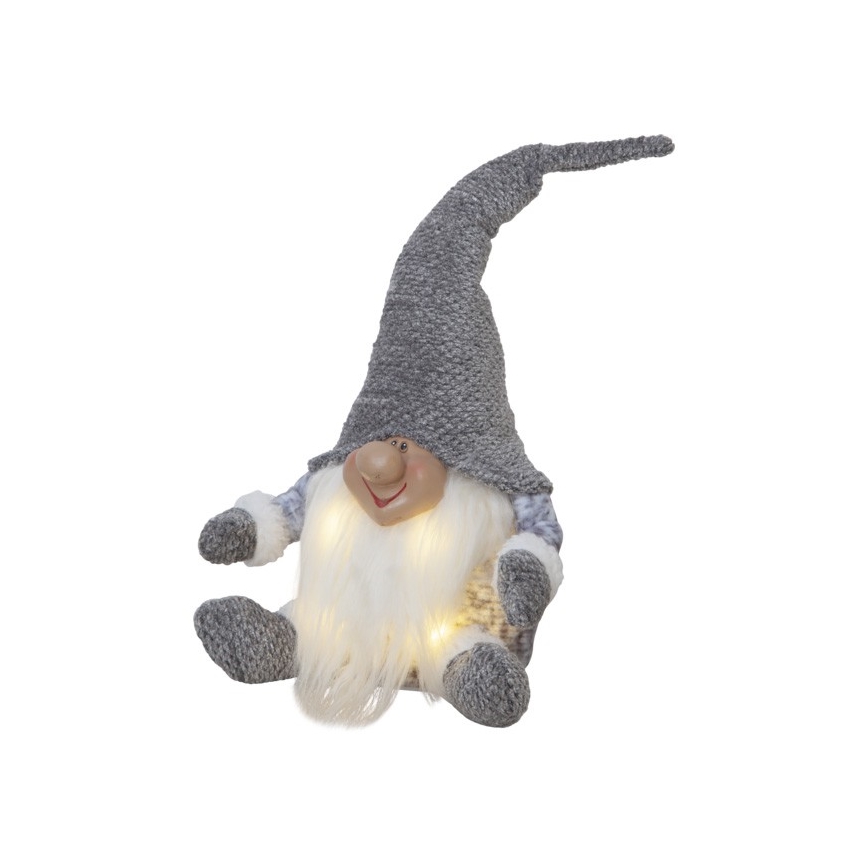 Eglo - LED Juldekoration 4xLED/0,06W/3xAA grå