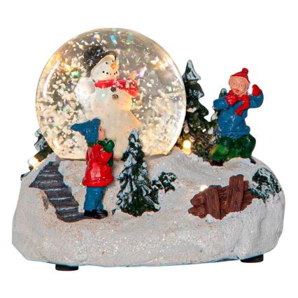 Eglo 411482 - LED juldekoration WINTERVILLE LED/2xAAA snöglob