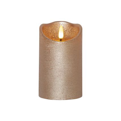 Eglo 411499 - LED-ljus FLAMME RUSTIC LED/2xAA guld