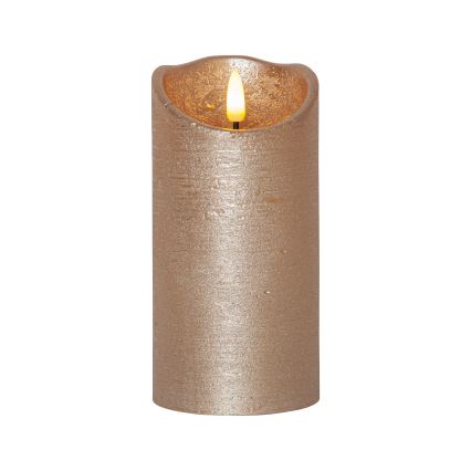 Eglo 411501 - LED Juldekoration FLAME LED/0,03W/2xAA guldfärgad