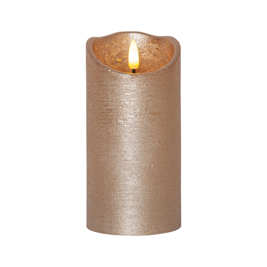Eglo 411501 - LED Juldekoration FLAME LED/0,03W/2xAA guldfärgad