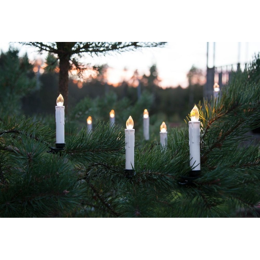 Eglo - SET MED 5x LED-belysning för julgranen 1xLED/0,06W/1xAA IP44