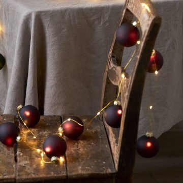 Eglo 411559 - Julbelysning BLISS 22xLED/3xAA 2,6m varmvit