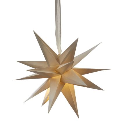 Eglo 411566 - Juldekoration DECEMBER stjärna 35 cm beige