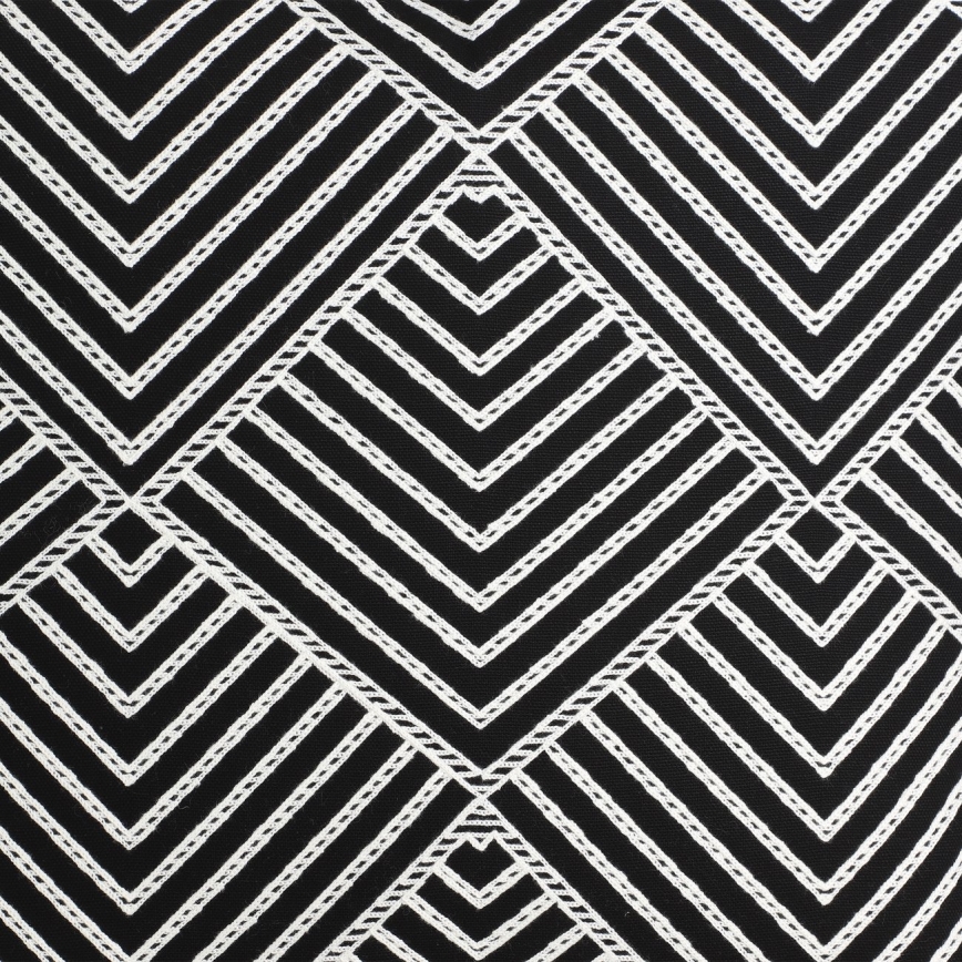 Eglo - Dekorativ kudde 45x45 cm svart/vit