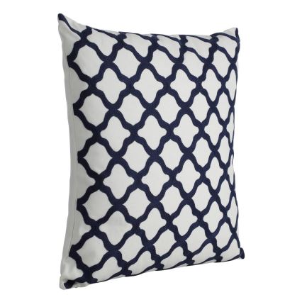 Eglo - Dekorativ kuddfodral 45x45 cm vit/blå