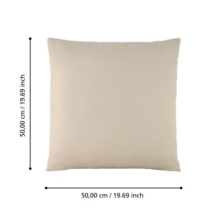 Eglo 420022 - Dekorationskudde ILES 50x50 cm beige