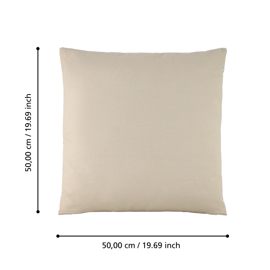 Eglo 420022 - Dekorationskudde ILES 50x50 cm beige