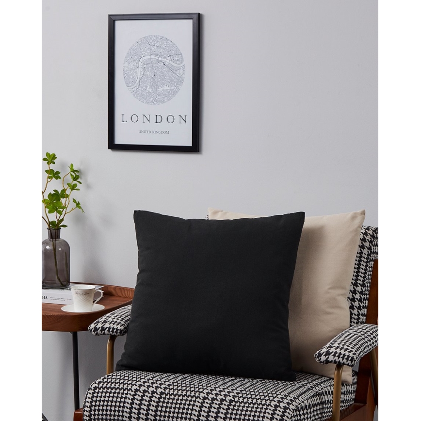 Eglo 420024 - Dekorationskudde ILES 50x50 cm svart