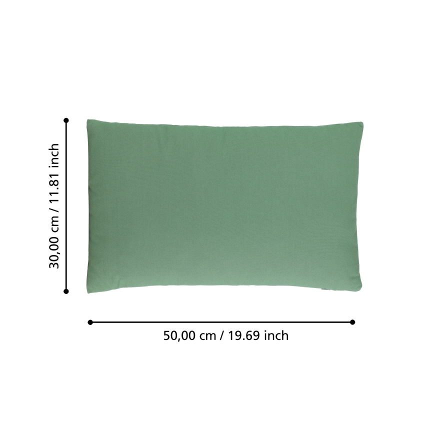 Eglo 420025 - Dekorationskudde ILES 30x50 cm grön