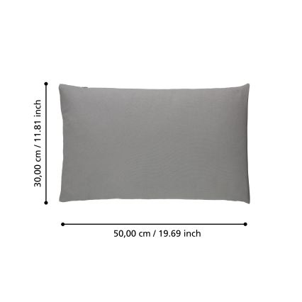 Eglo 420027 - Dekorationskudde ILES 30x50 cm grå