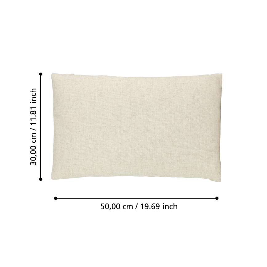 Eglo 420032 - Dekorativ kudde ILES 30x50 cm beige