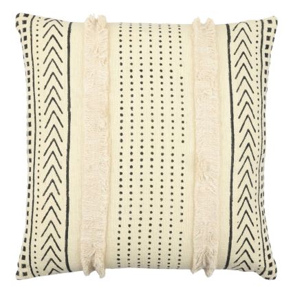 Eglo 420046 - Prydnadskudde CHEVERY 50x50 cm beige/svart