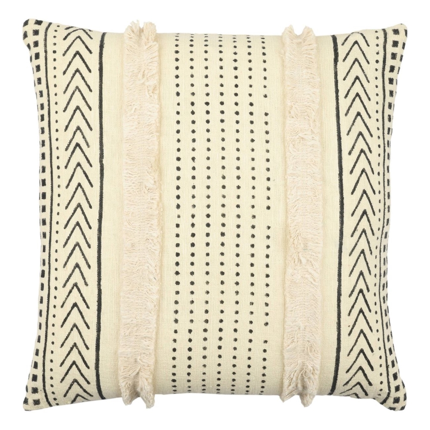 Eglo 420046 - Prydnadskudde CHEVERY 50x50 cm beige/svart
