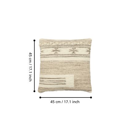 Eglo 420071 - Dekorationskudde CHEVERY 45x45 cm beige