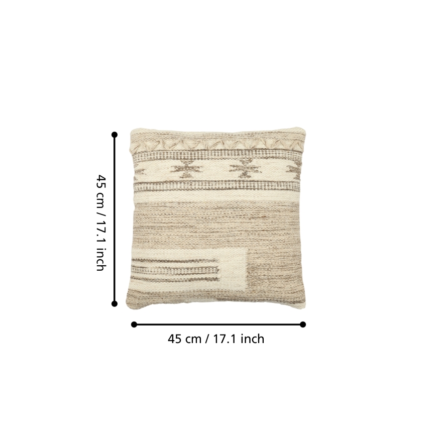 Eglo 420071 - Dekorationskudde CHEVERY 45x45 cm beige
