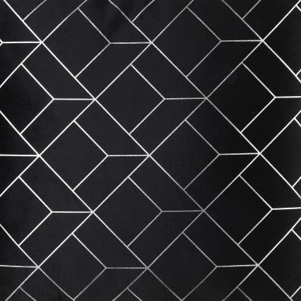 Eglo - Dekorativ kudde 45x45 cm svart/silver