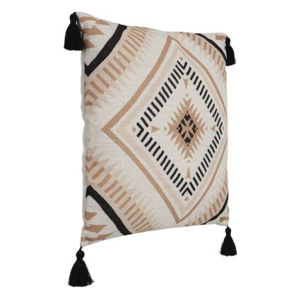 Eglo 420079 - Dekorativ kudde CHEVERY 45x45 cm beige/svart