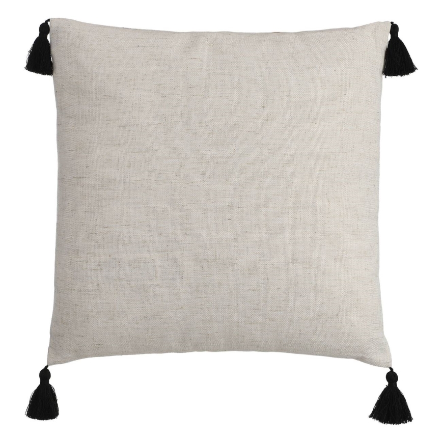 Eglo 420079 - Dekorativ kudde CHEVERY 45x45 cm beige/svart