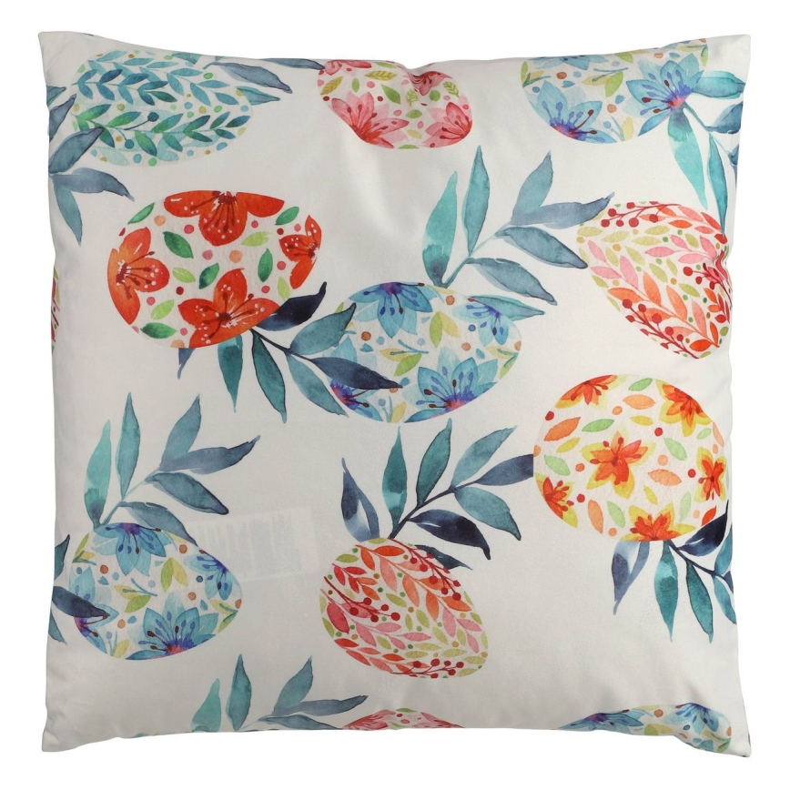 Eglo 420101 - Dekorativ kudde GEBENG 45x45 cm blå/röd