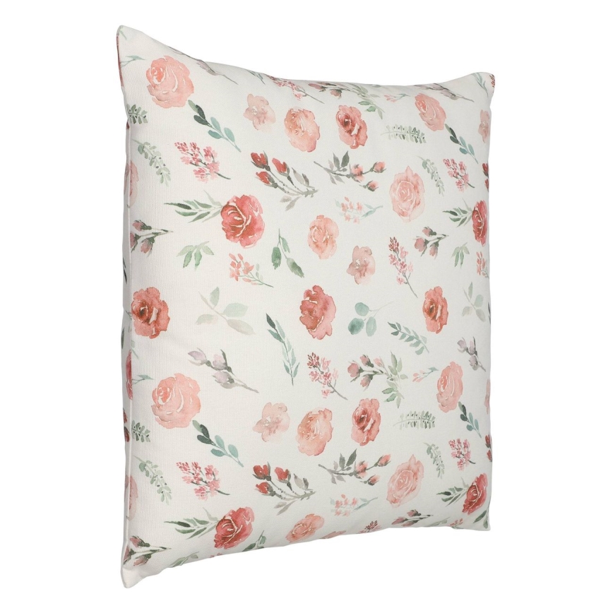 Eglo 420102 - Dekorativ kudde GEBENG 45x45 cm vit/rosa