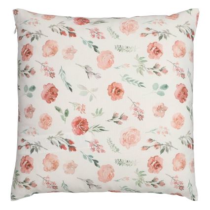 Eglo 420102 - Dekorativ kudde GEBENG 45x45 cm vit/rosa