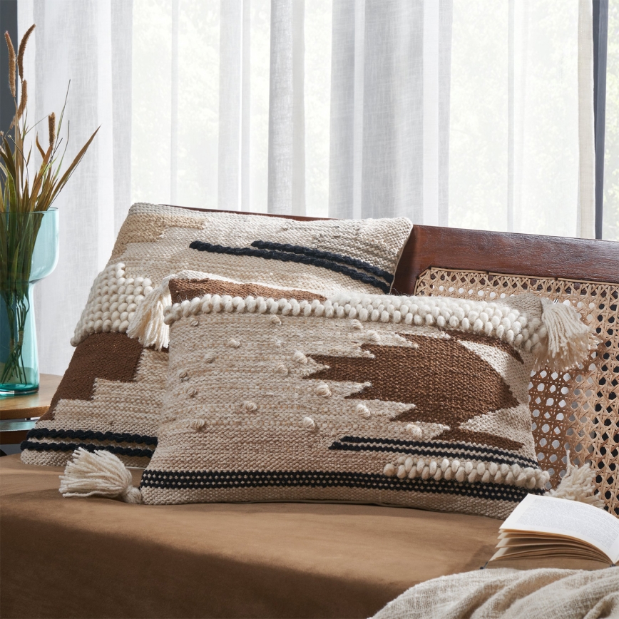 Eglo 420108 - Dekorativ kudde CHEVERY 45x45 cm beige