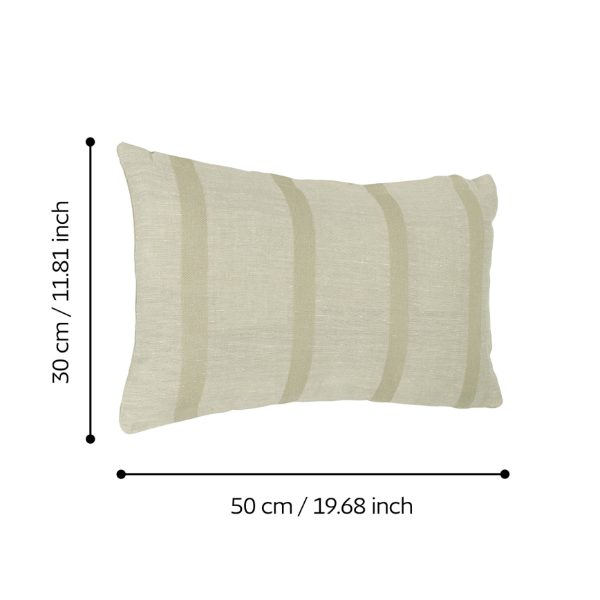 Eglo 420111 - Dekorativ kudde BETAMPONA 30x50 cm beige