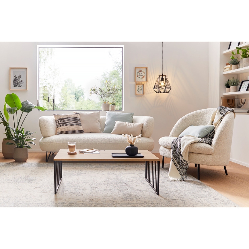 Eglo 420124 - Dekorativ kudde CHEVERY 45x45 cm brun