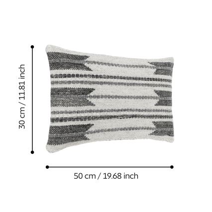 Eglo 420126 - Dekorativ kudde CHEVERY 30x50 cm grå