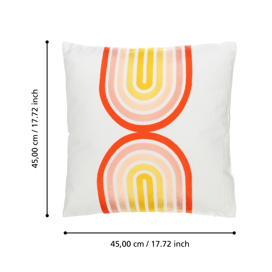 Eglo 420237 - Dekorativ kudde BERHALA 45x45 cm flerfärgad