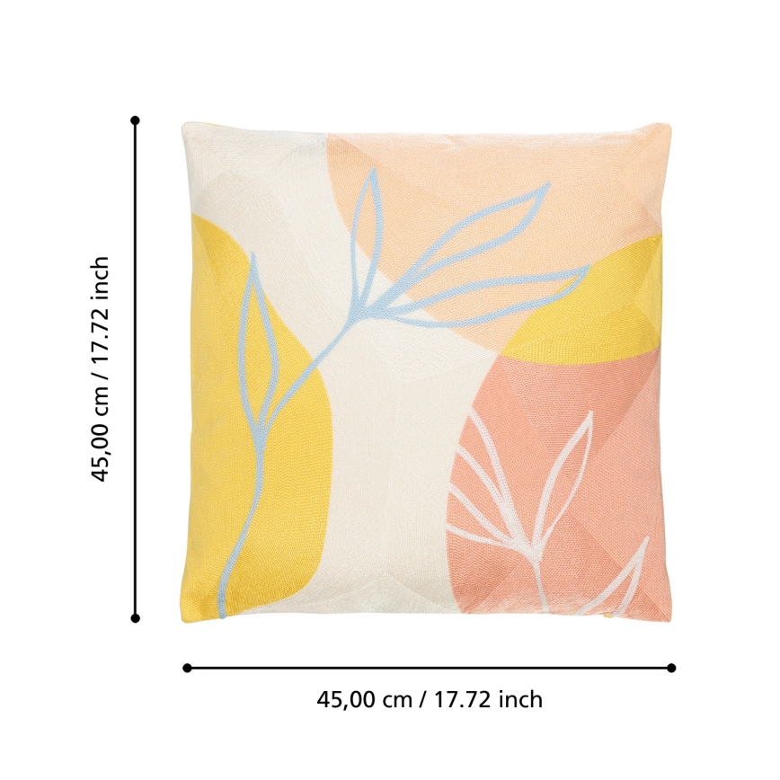 Eglo 420243 - Dekorativ kudde BERHALA 45x45 cm, flerfärgad