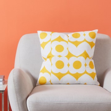 Eglo 420245 - Dekorativ kudde TSUNAN 45x45 cm gul