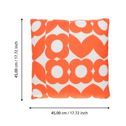 Eglo 420247 - Dekorativ kudde TSUNAN 45x45 cm orange